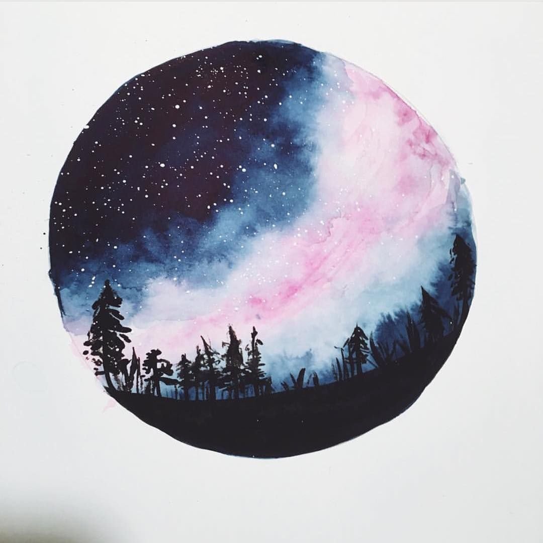 Пейзаж в круге