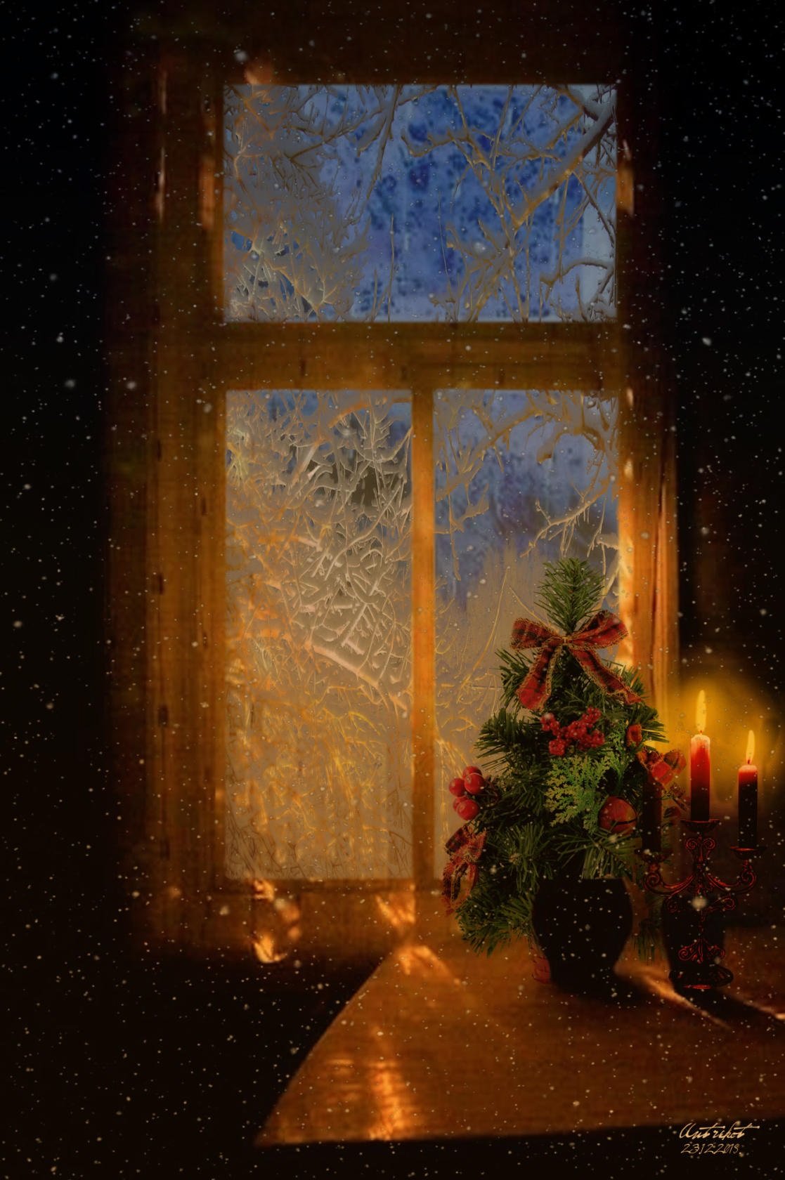 Зимнее окно