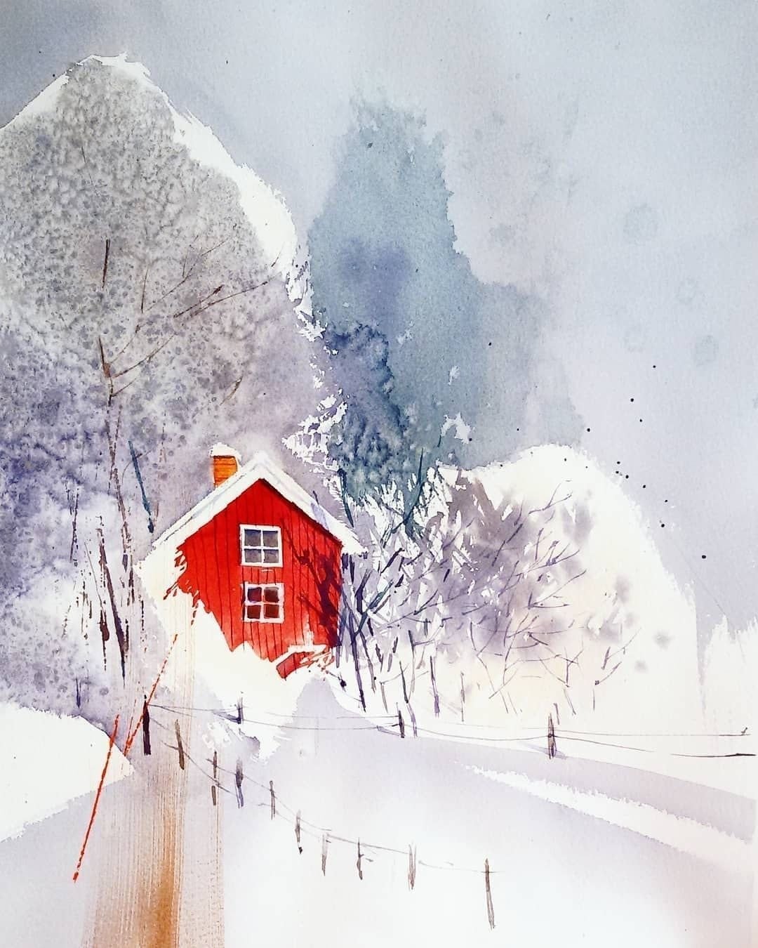 Анастасия Лобуз акварель