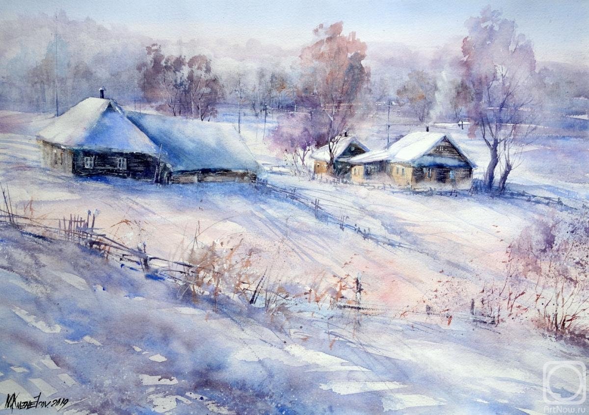 Михаила Павловича Кузнецова "акварельный пейзаж"