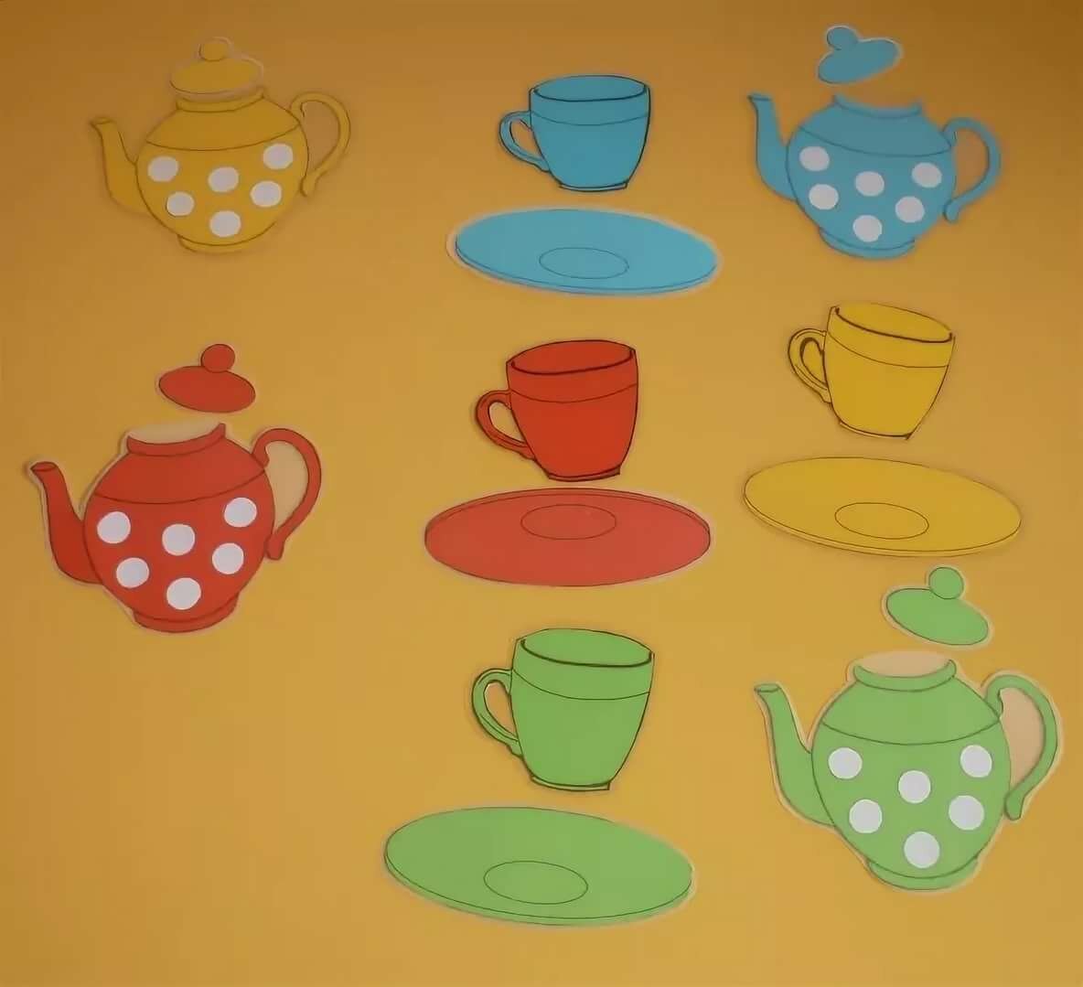 Занятия для малышей посуда