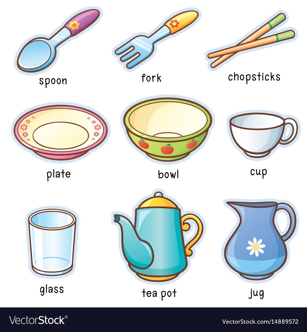 Посуда на английском