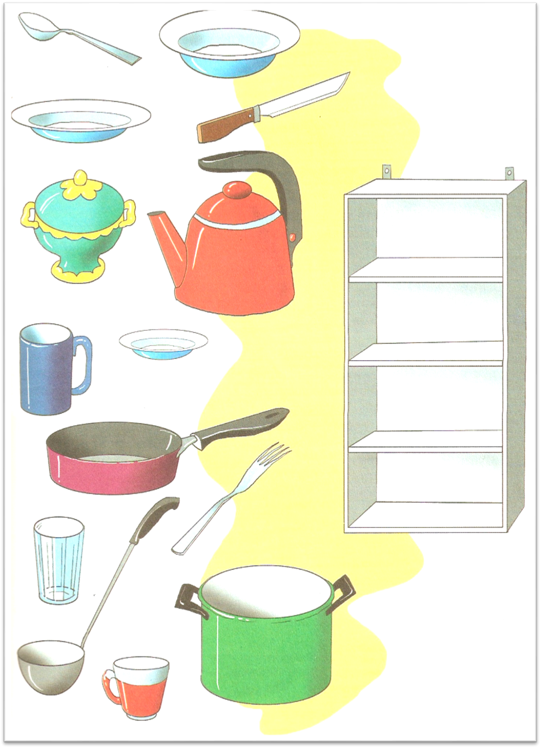 Тематический комплект посуда для детей