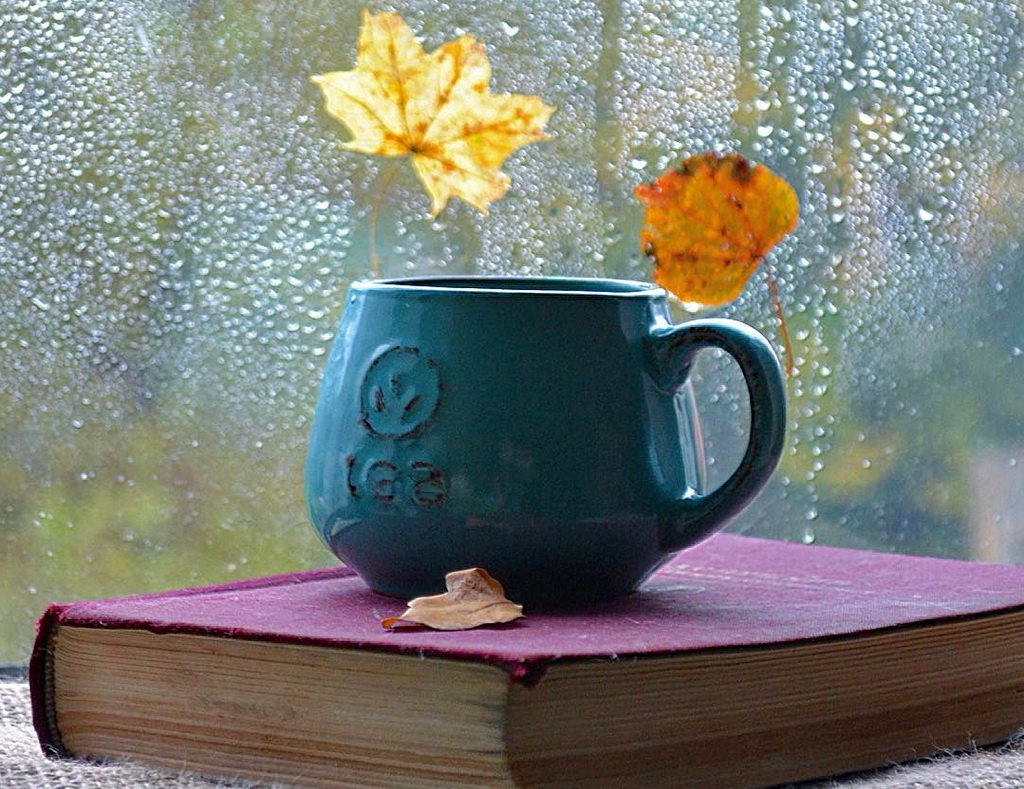 Осень дождь кофе