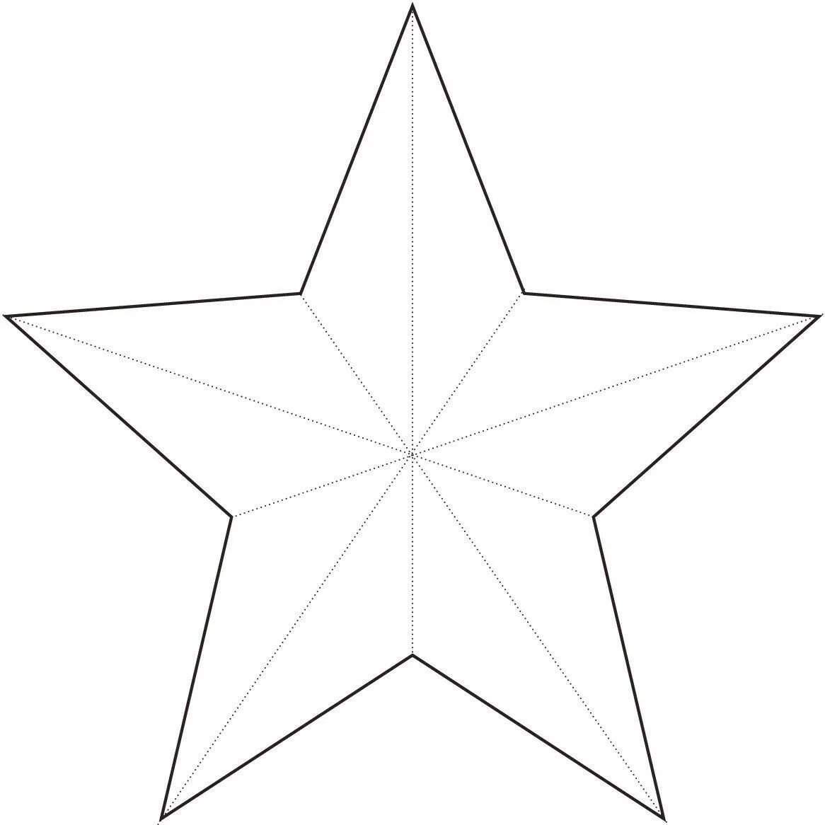 Трафарет звезды