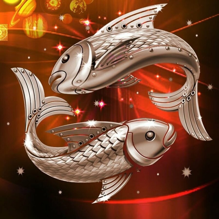 Красивый знак зодиака рыбы