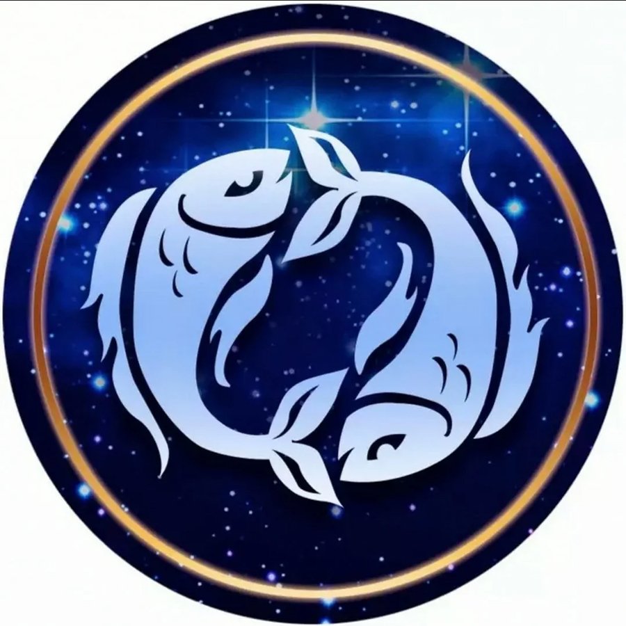 Знак зодиака рыбы значок