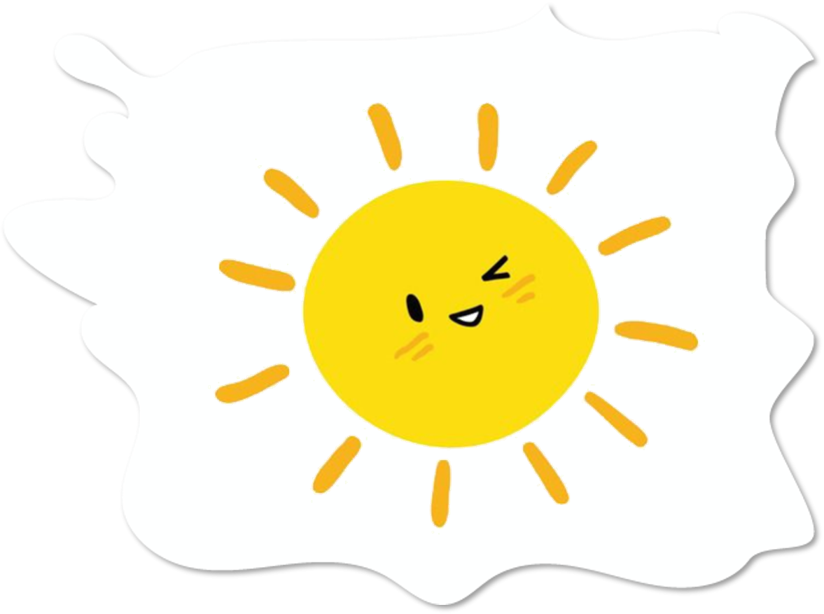 Солнце мультяшное