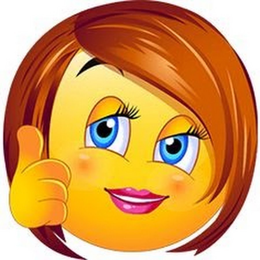 Смайлик девочка