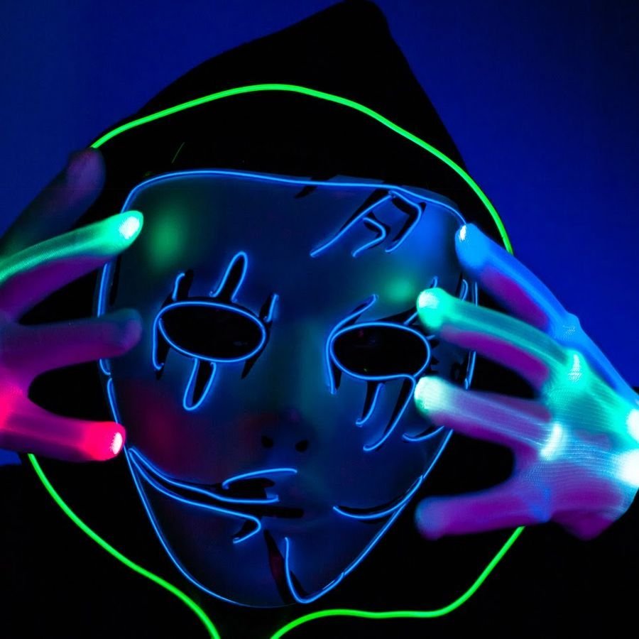 Неоновый аватар