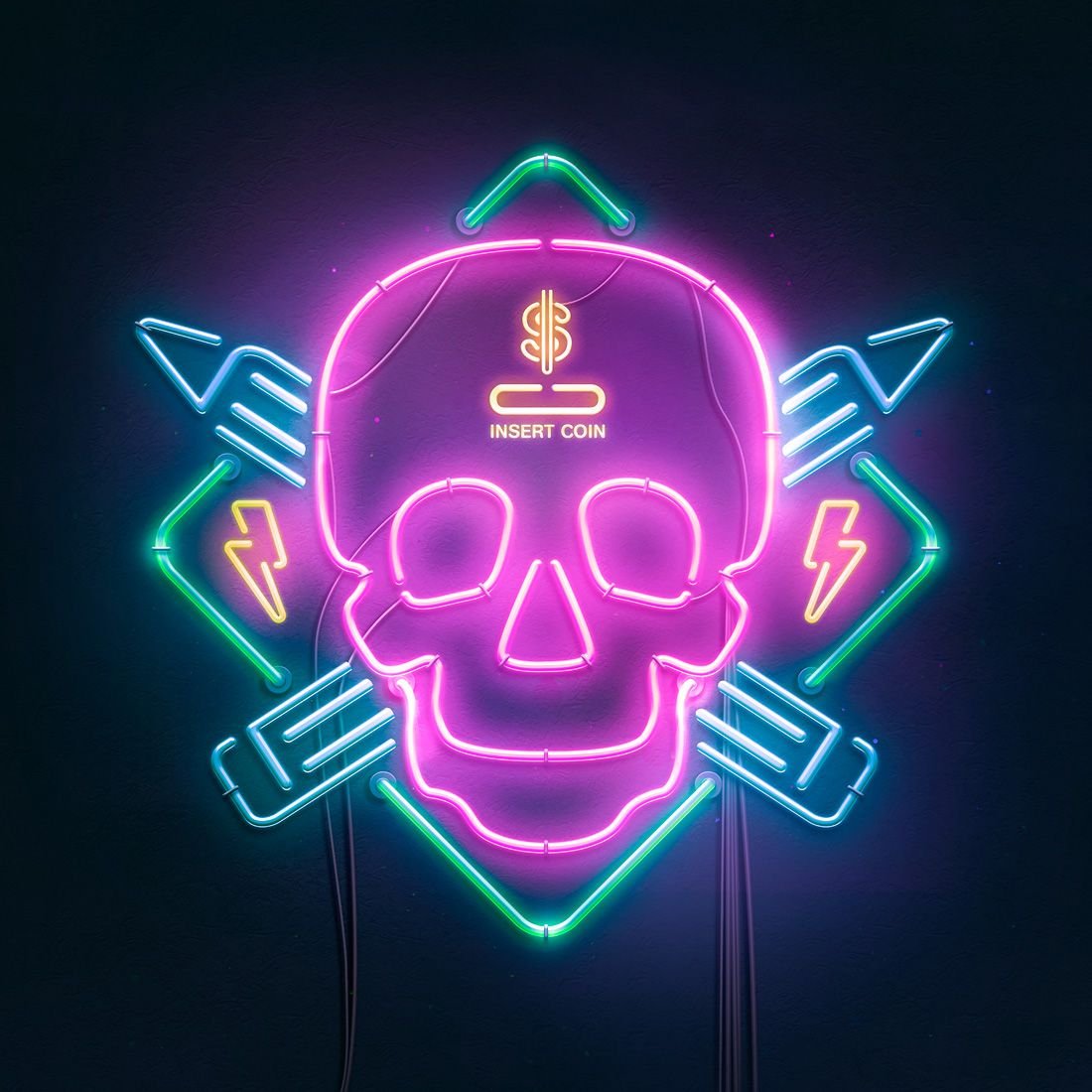 Неоновый аватар