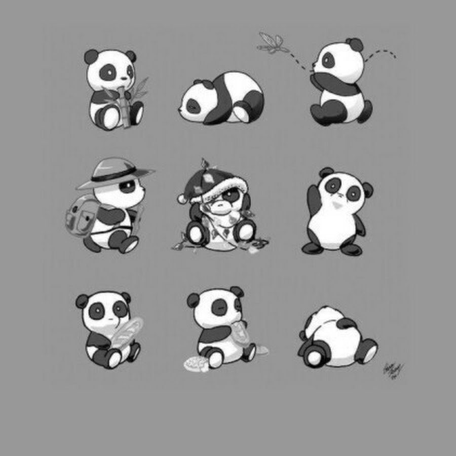 Панда для рисования