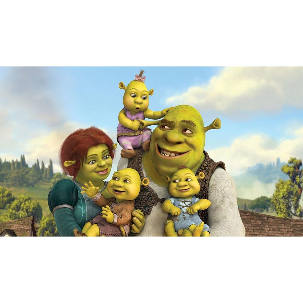 Шрек гуашью