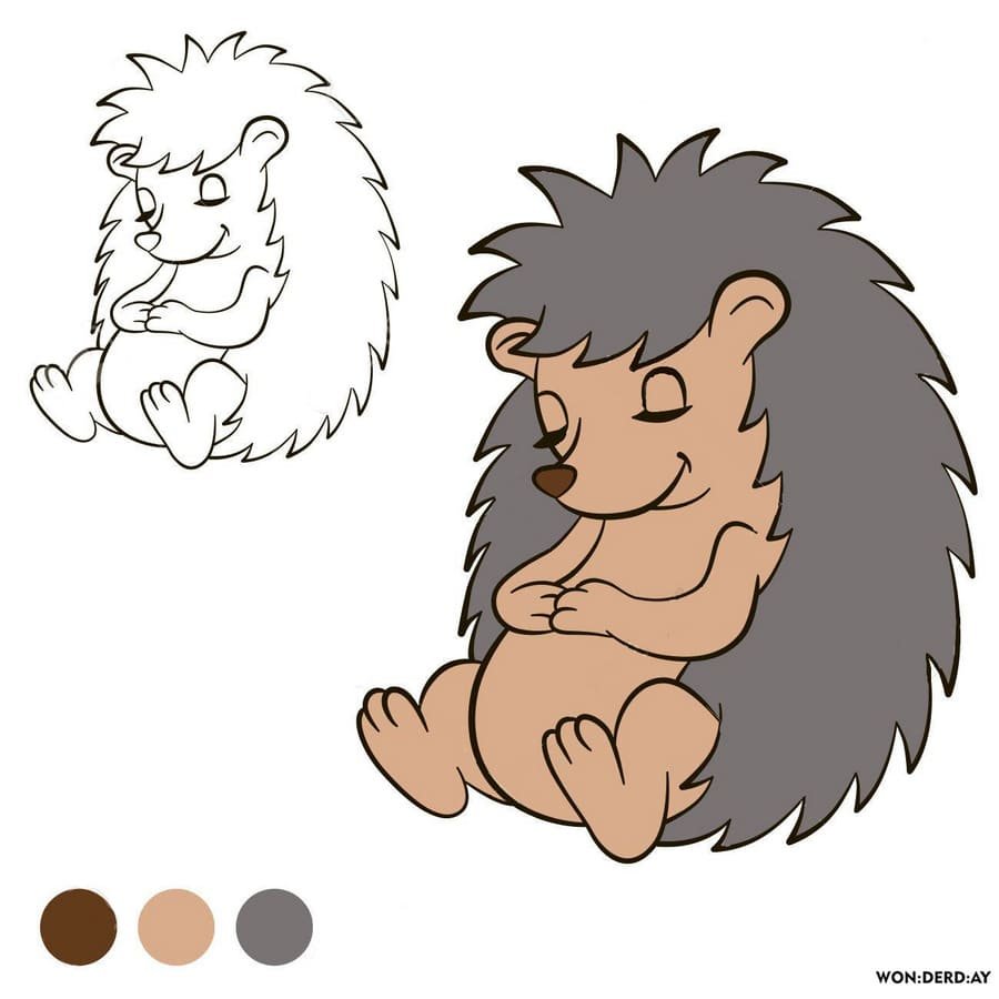 Смайлик Ежик