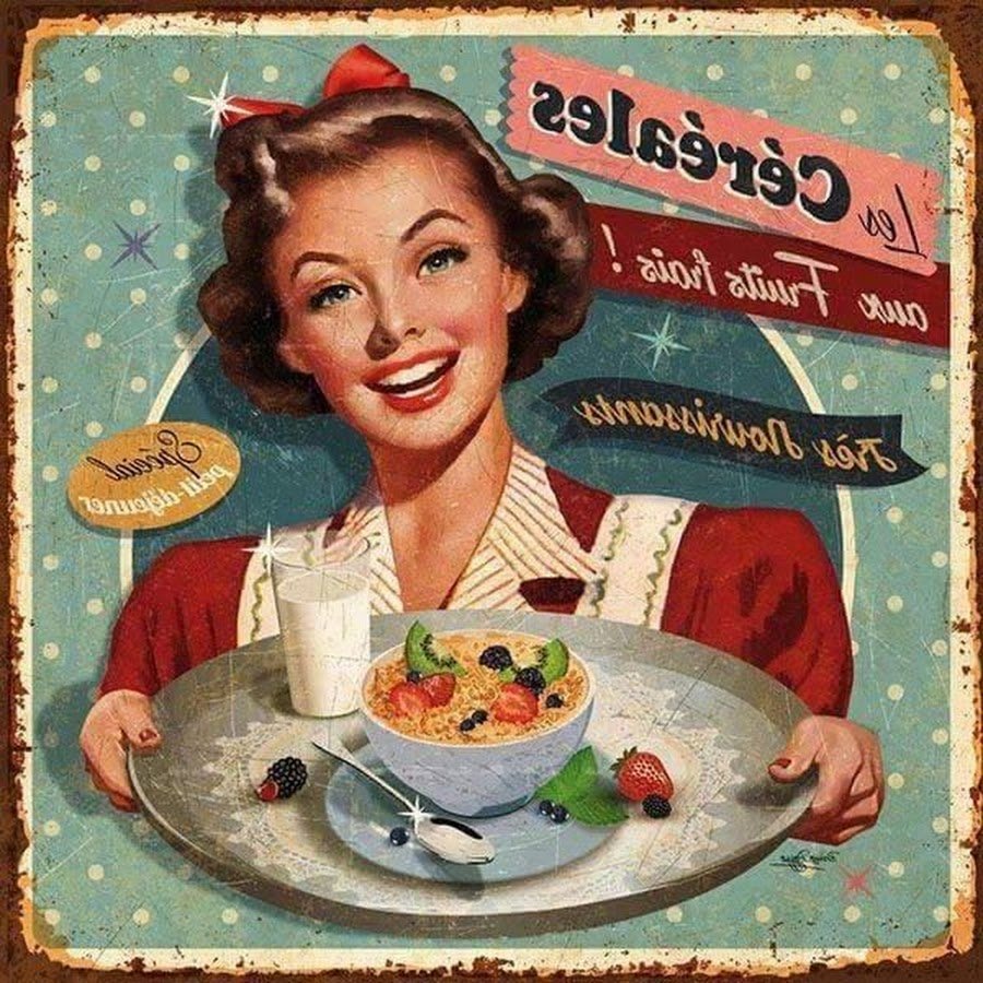 Винтажные постеры для кухни