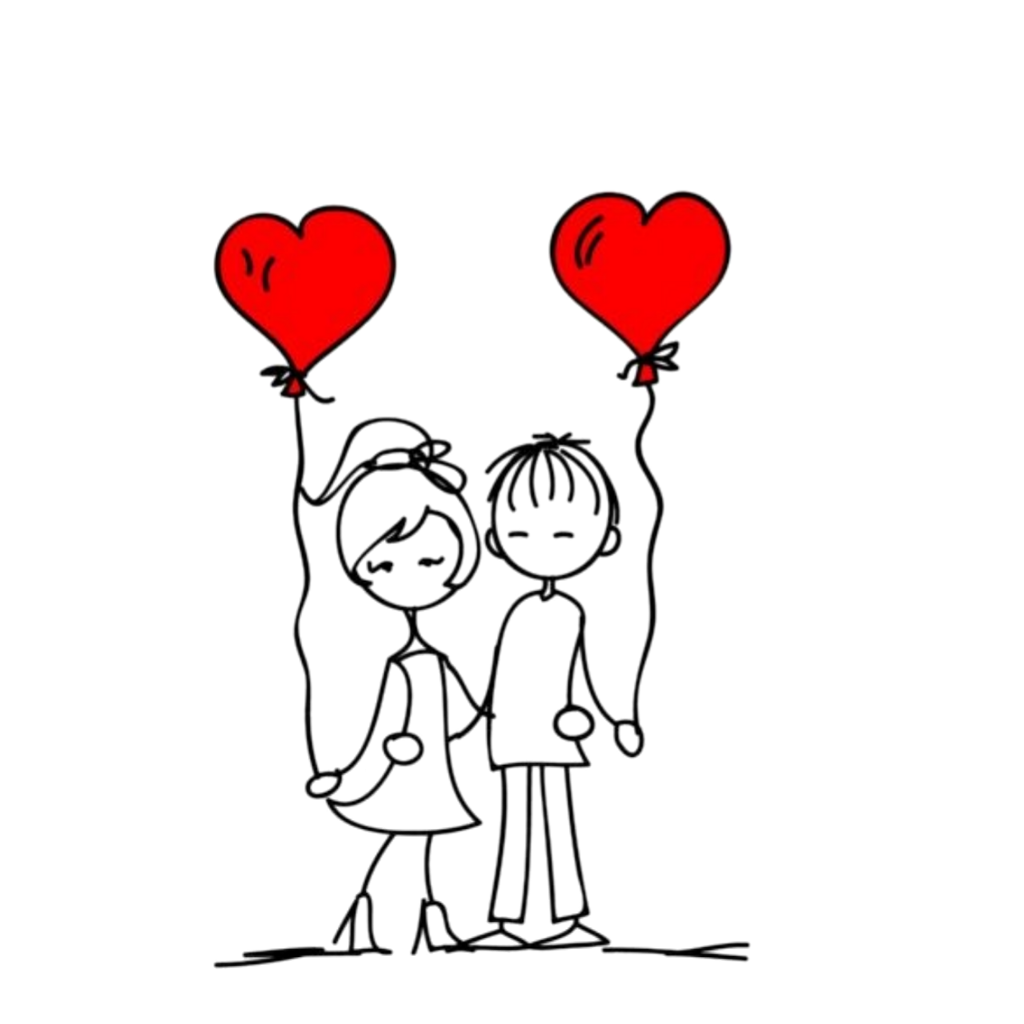 Нарисованные человечки любовь