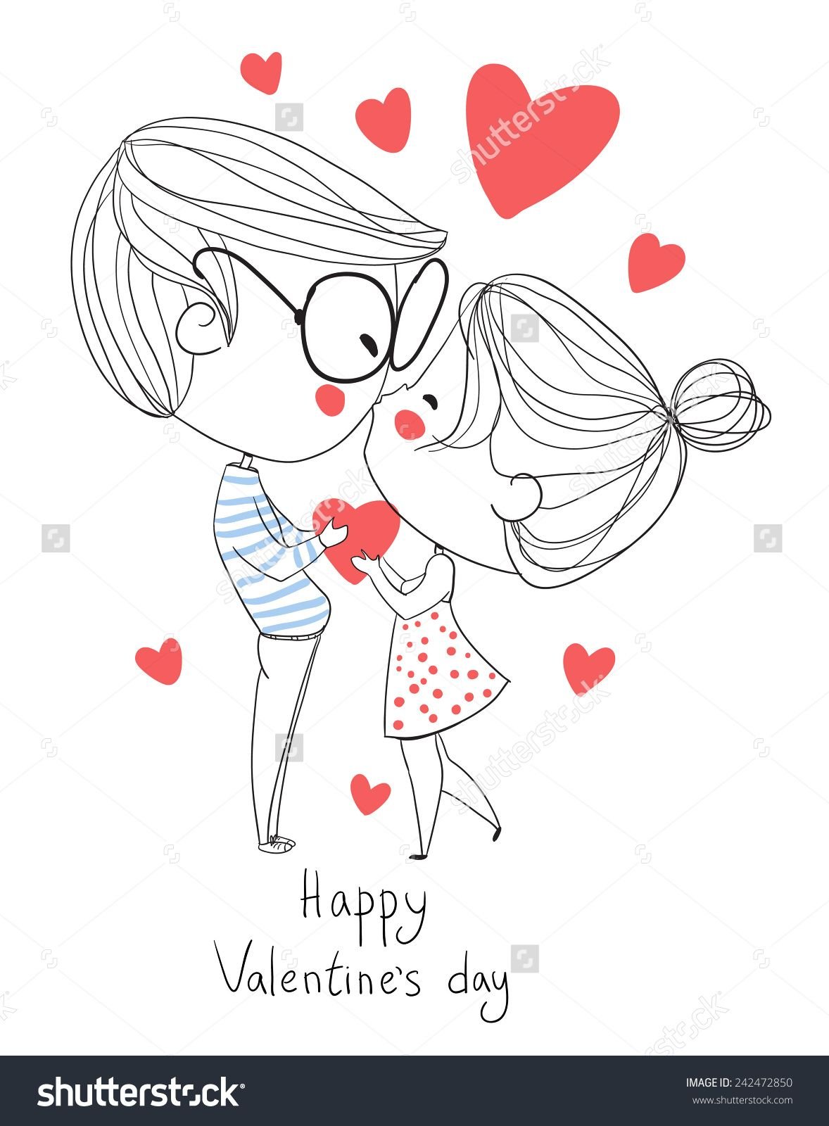 День влюбленных иллюстрация