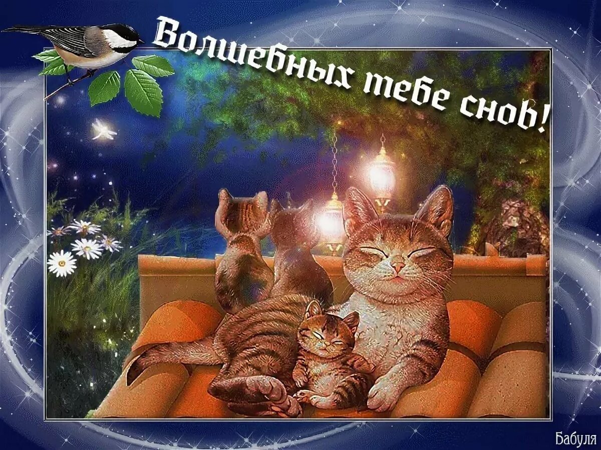 Открытки спокойной ночи до завтра