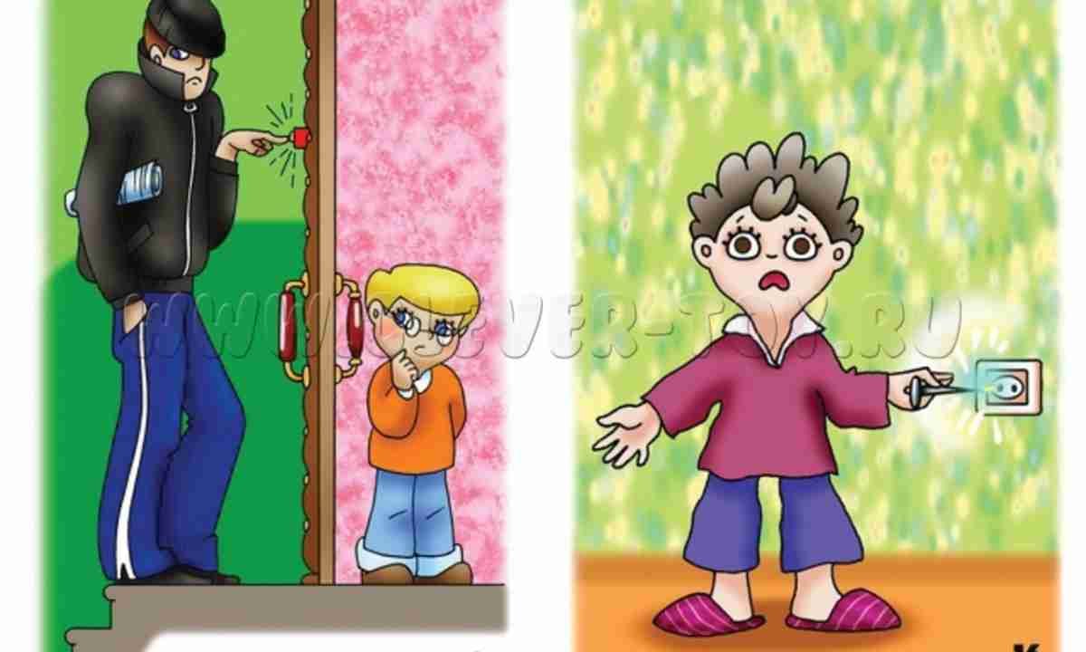 Иллюстрации опасных ситуаций для дошкольников