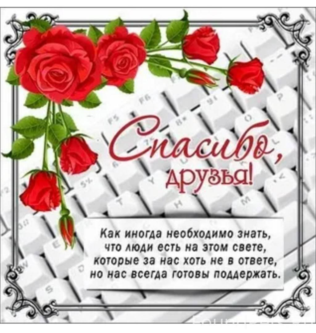 Спасибо подруга