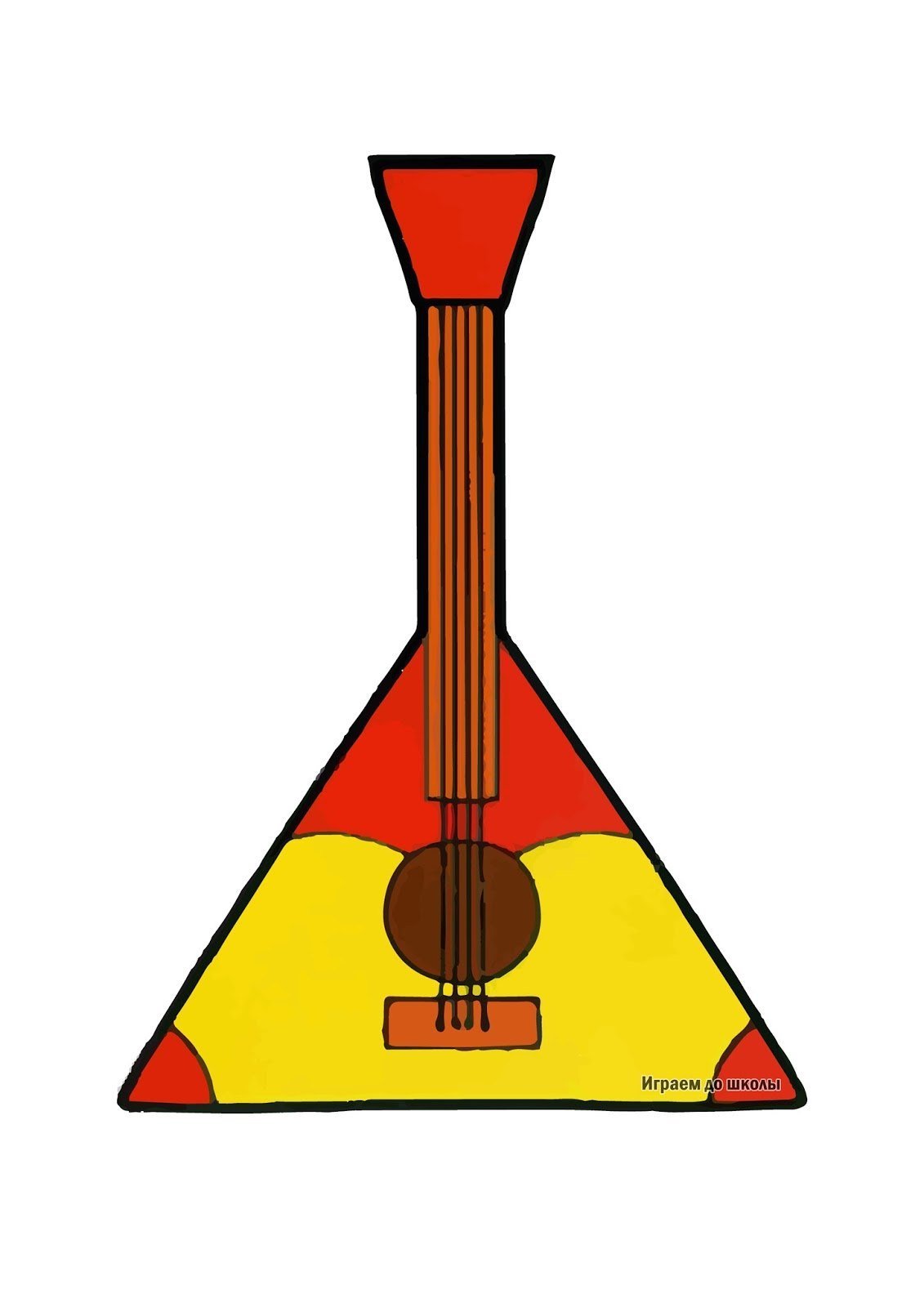 Россия Матрешка балалайка