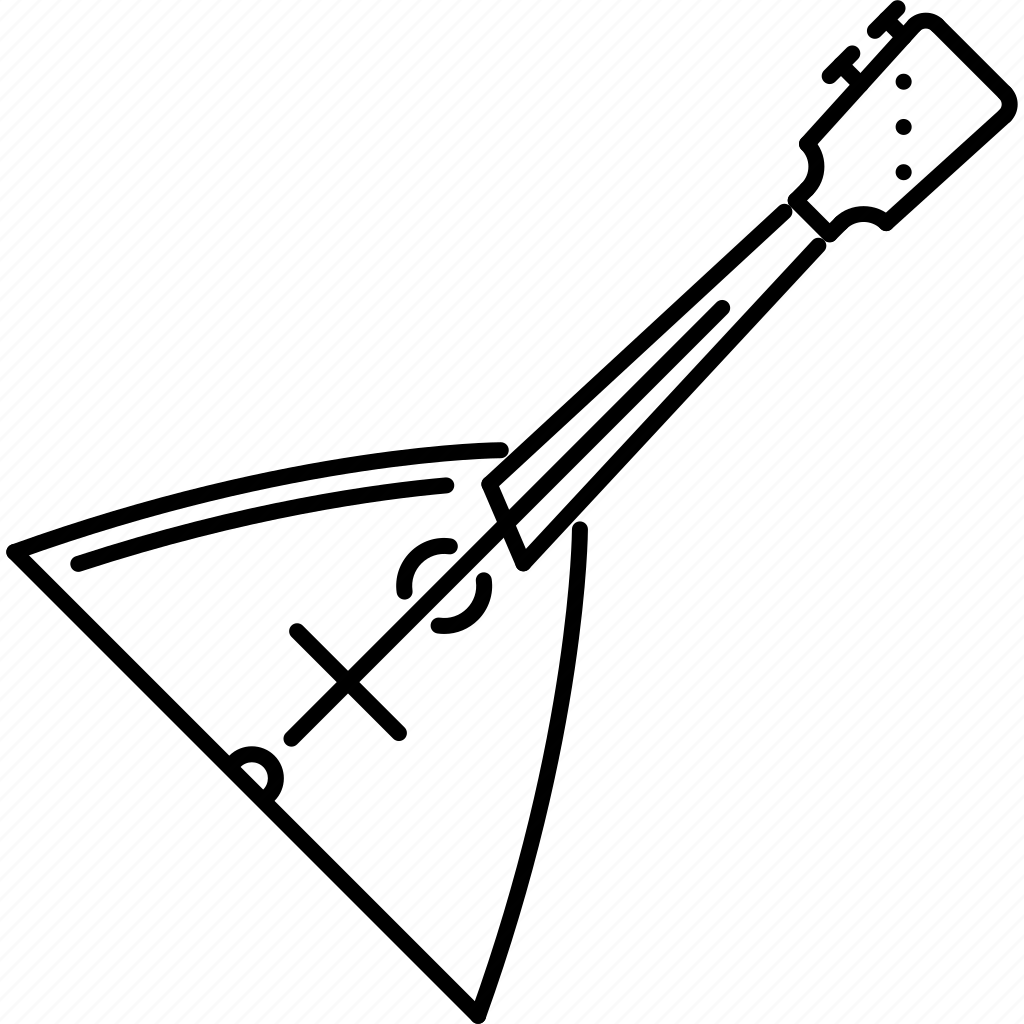 Балалайка рисунок