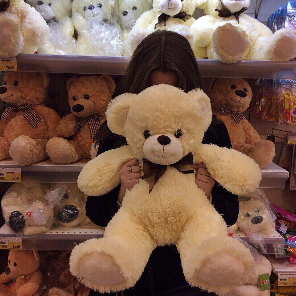 Мишка Нестор белый 120 см