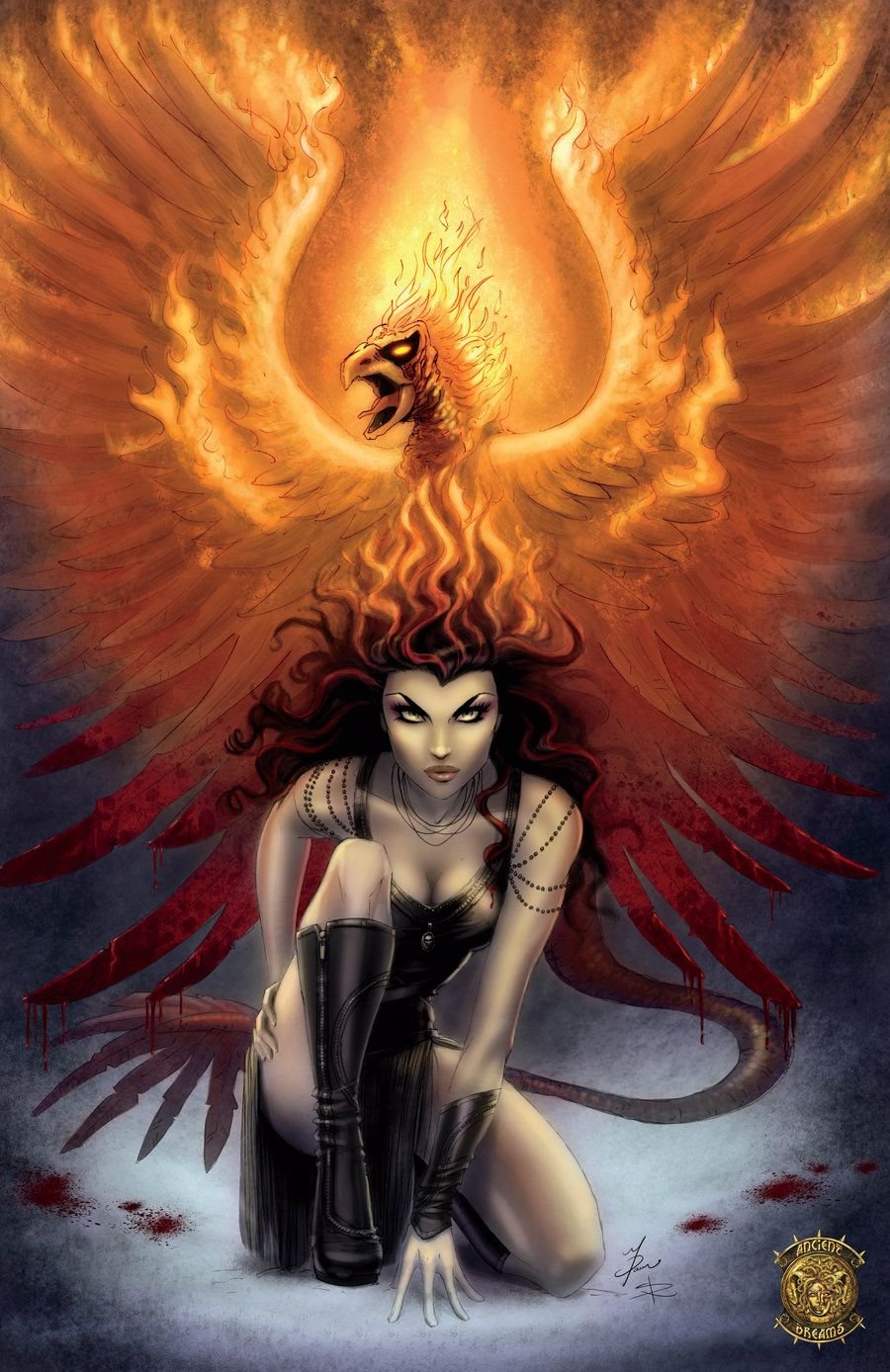 Богиня птица Феникс