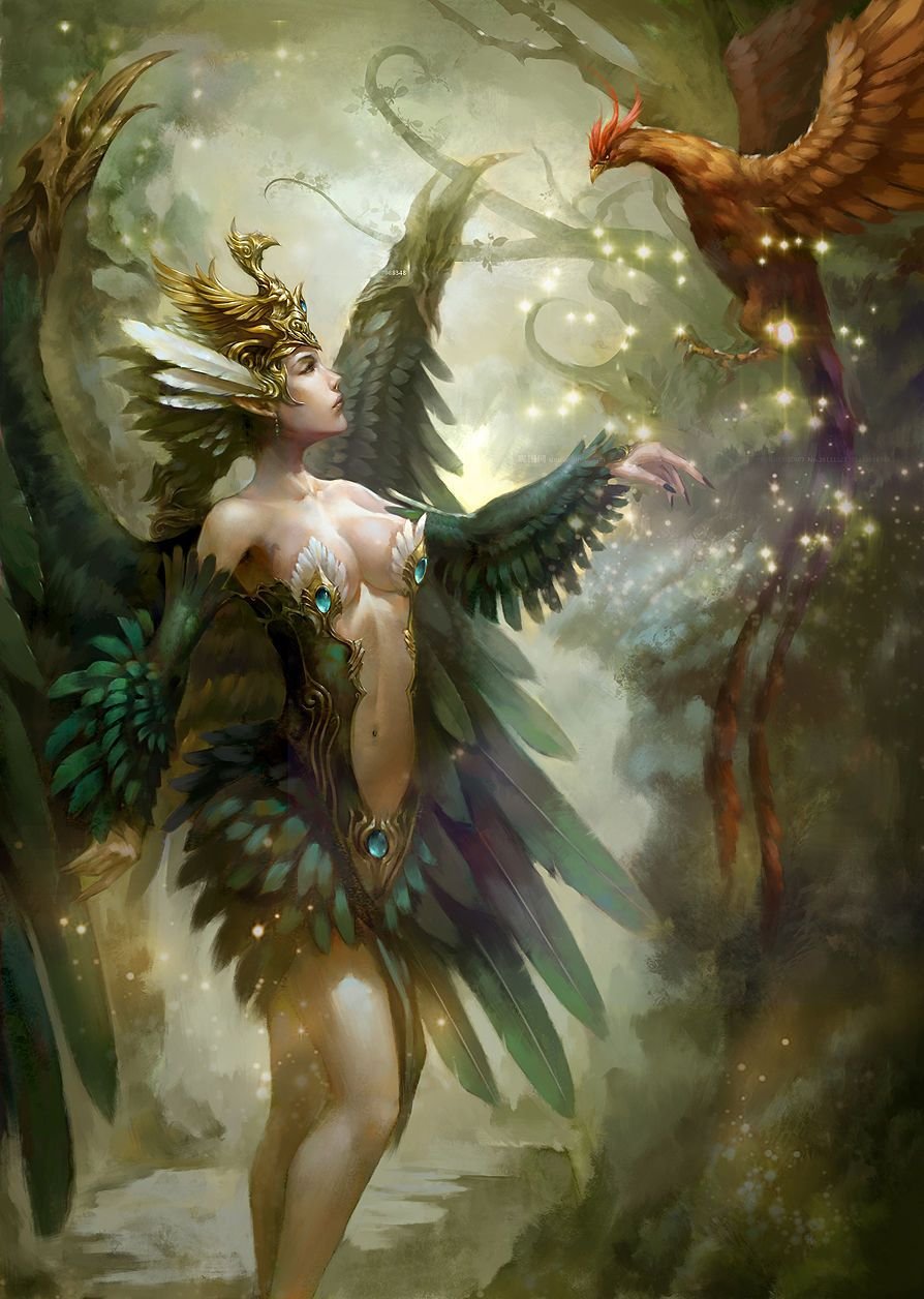 Гарпия мифология арт