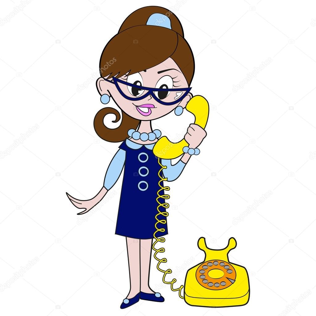 Воспитатель с телефоном