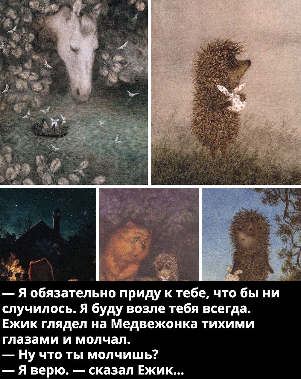 Ежик в тумане карикатура