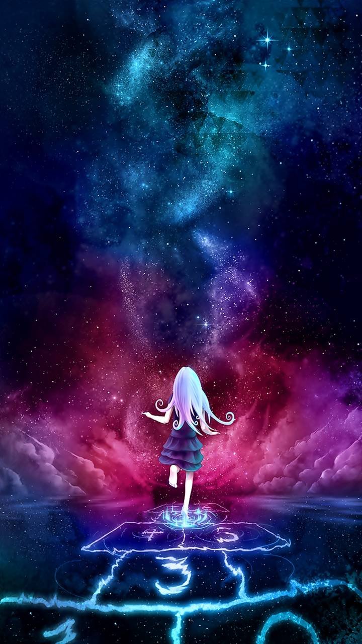 Аниме арты космос