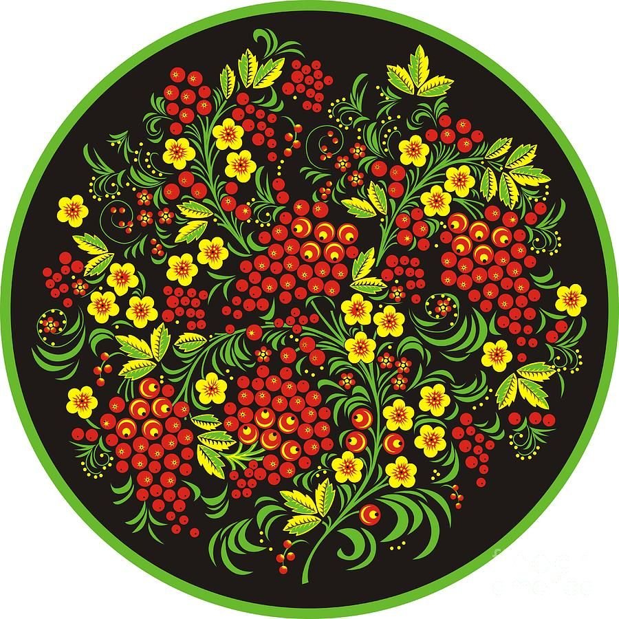 Калина Хохлома