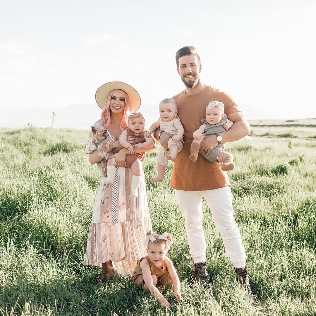 Семейная фотосессия в деревенском стиле