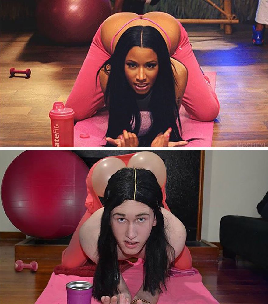 Ники Минаж пародия