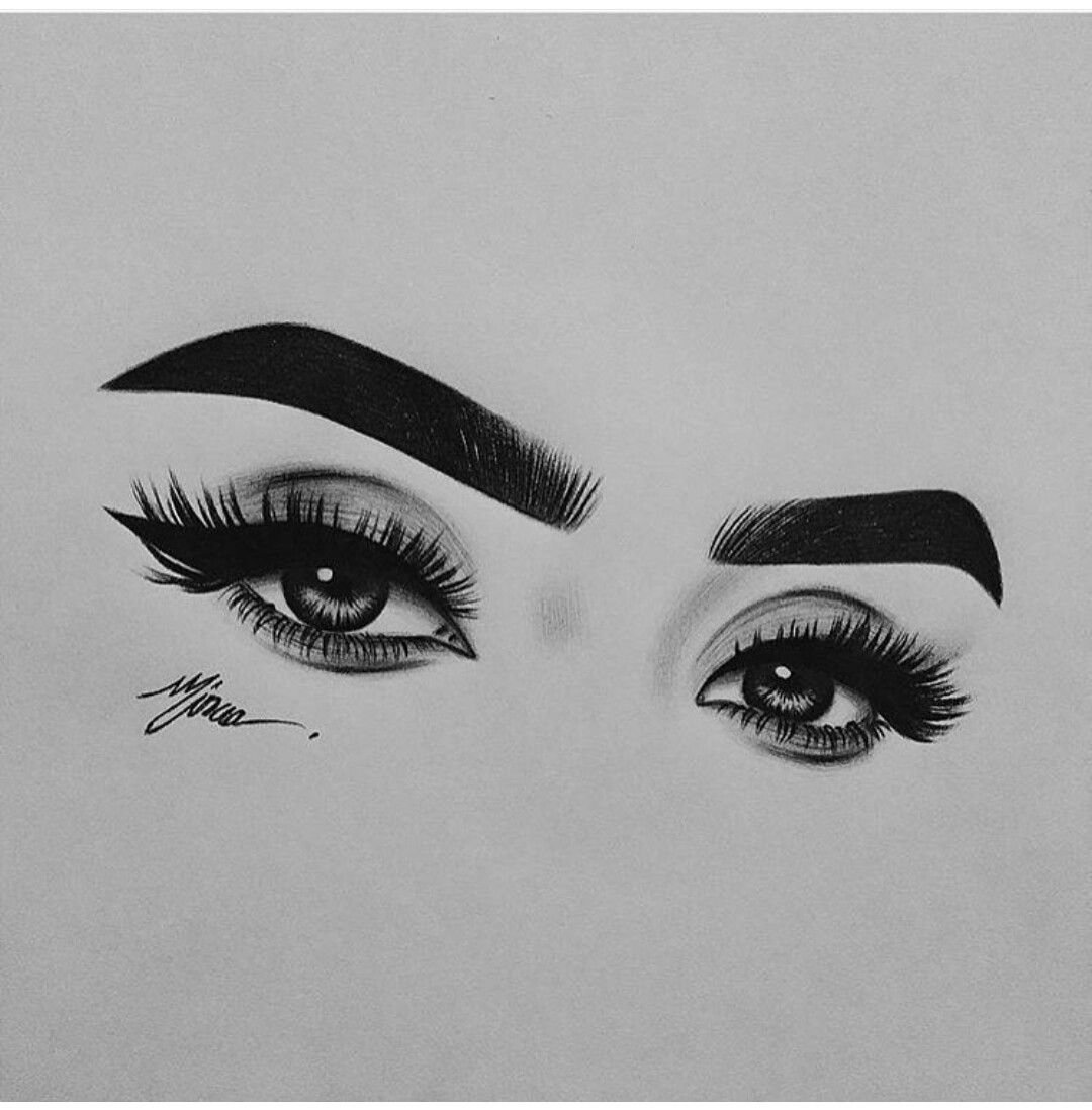 Эскиз бровей