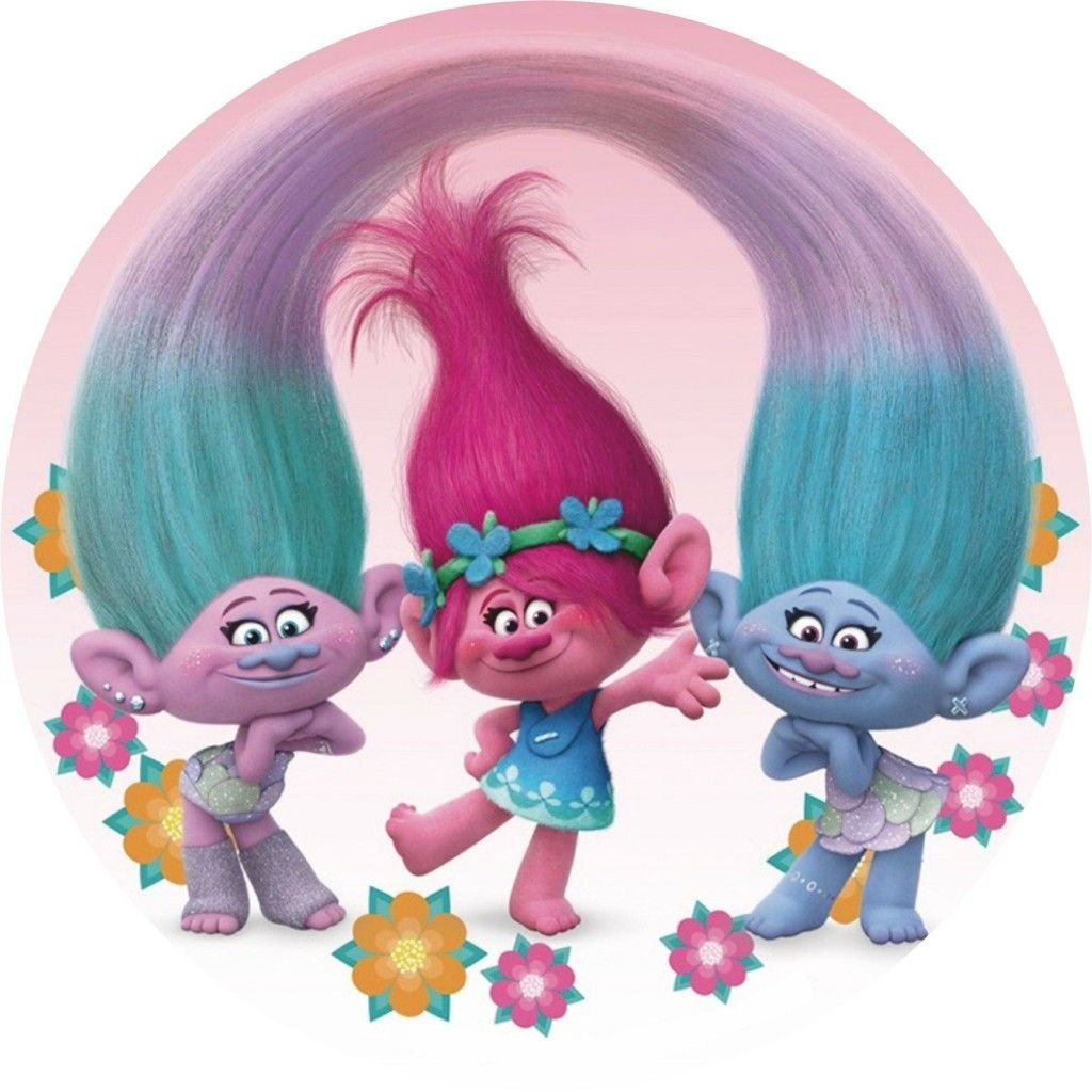 Тролли круглая для торта