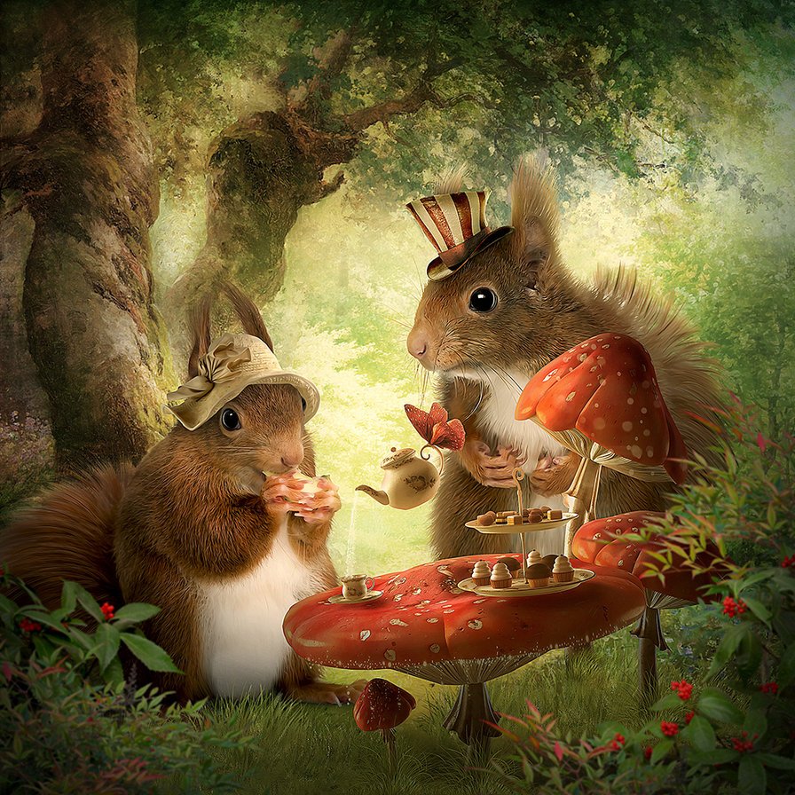Сказочные Лесные обитатели