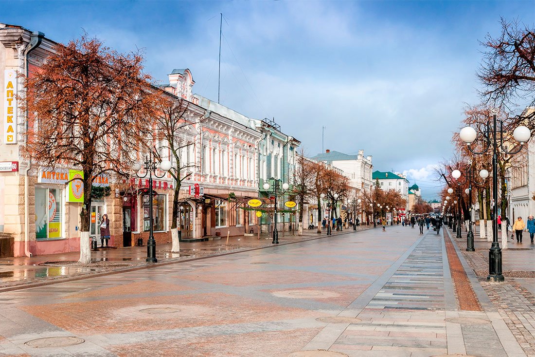 Пенза пешеходная улица Московская