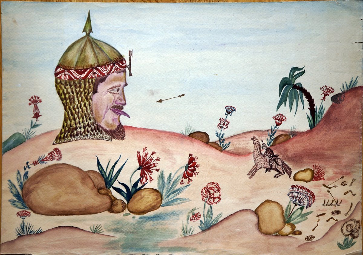 Рисунок к Руслану и Людмиле