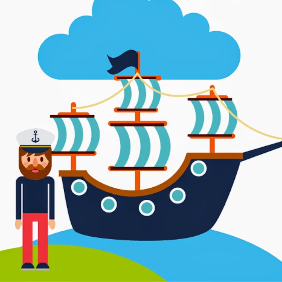 Кораблик с капитаном