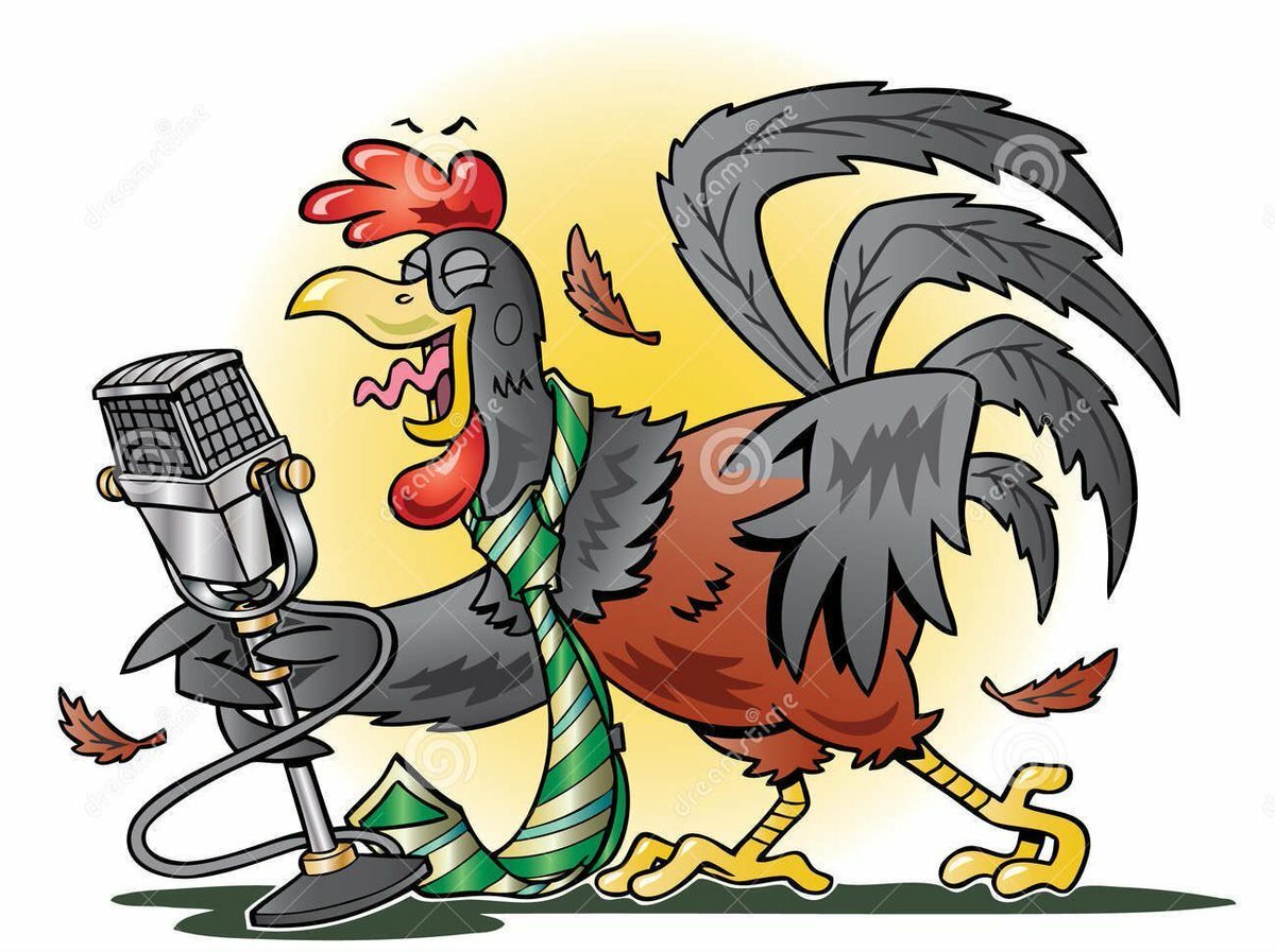 Петух карикатура