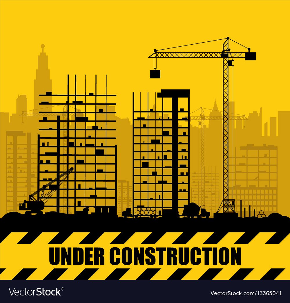 Строительный кран вектор