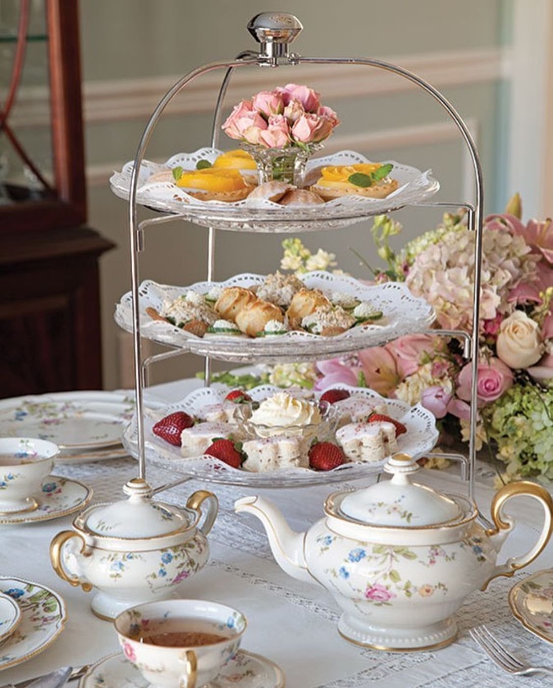 Сервировка чайного стола