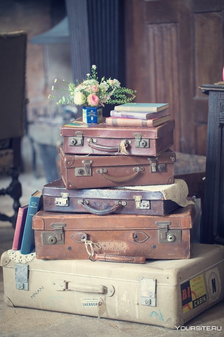 Ретро чемодан