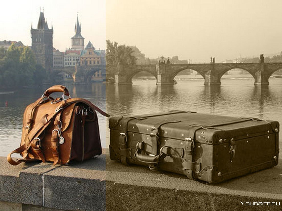 Девушка с чемоданом