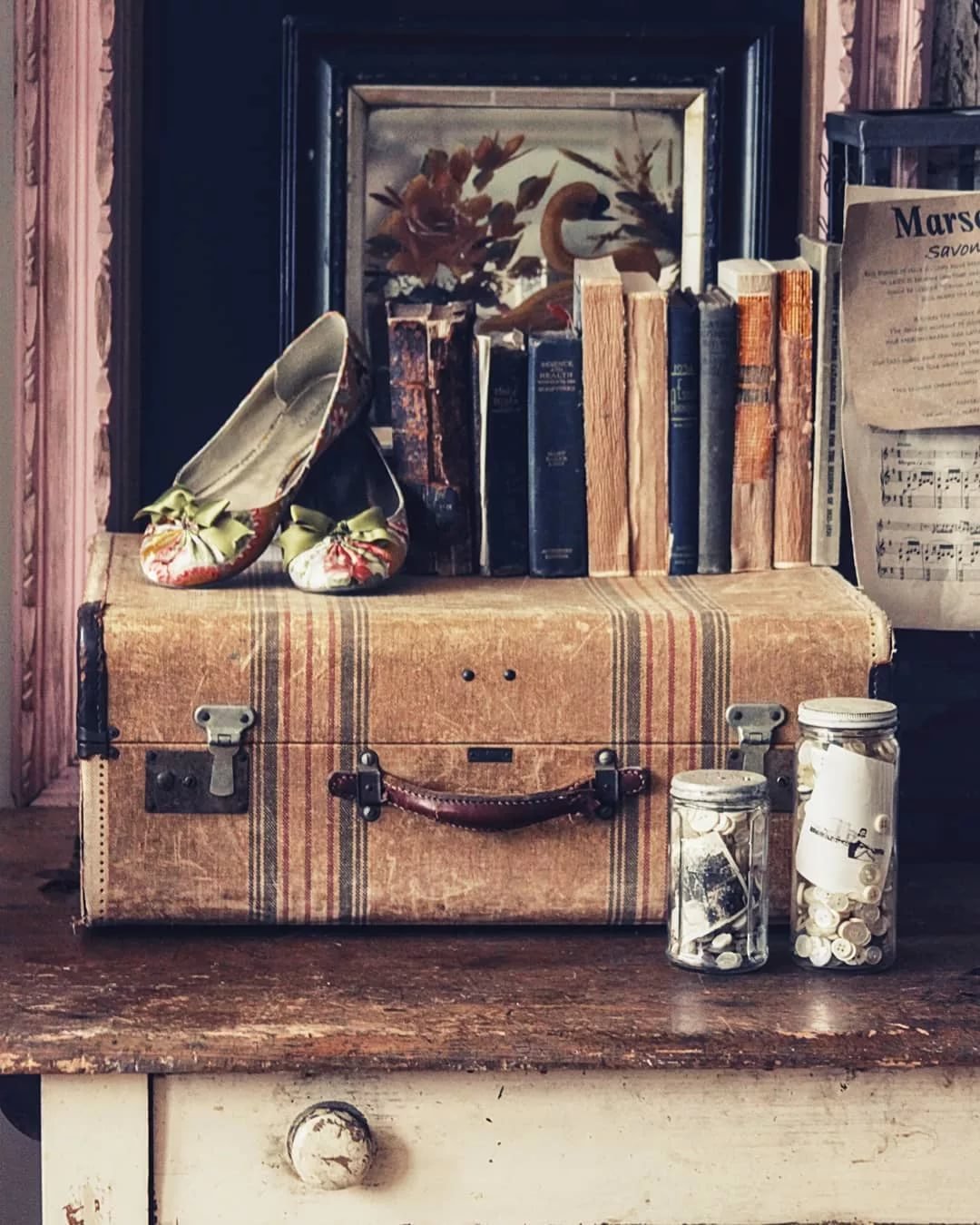 Ретро чемодан