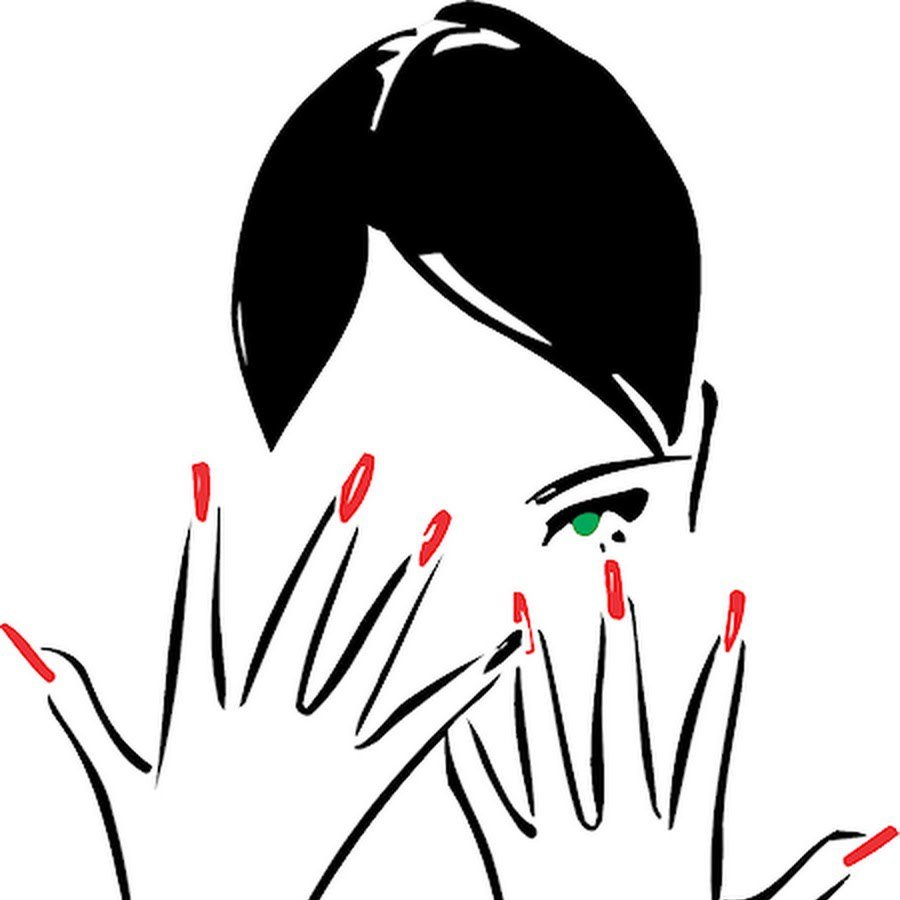 Мастер маникюра иллюстрация