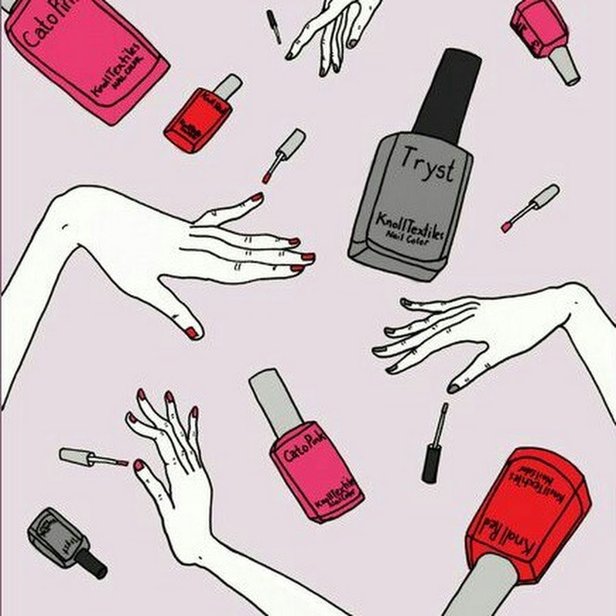 Рисунки ногтей для срисовки