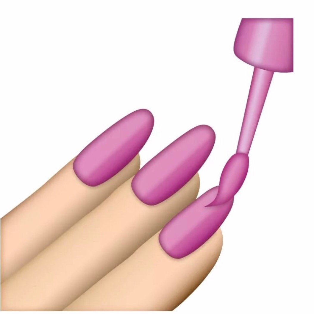 Силуэт руки с ногтями